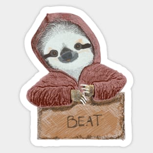 Slothfish aka codfish beatboxer Sticker